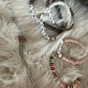 Colorful Beaded Bracelets Set